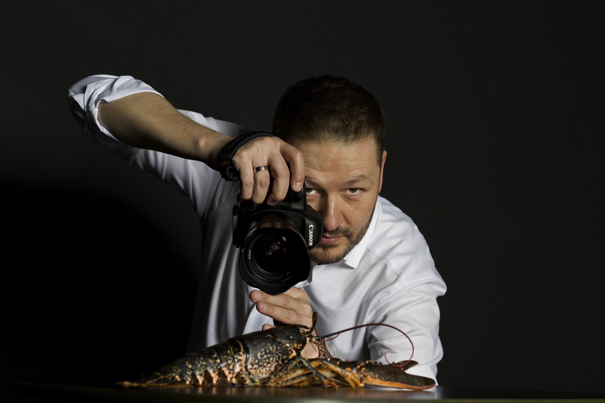 Sascha Perrone bei der Arbeit
